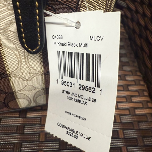 Coach Mollie Tote 25 In Signature c4086 - Picture 7 of 7